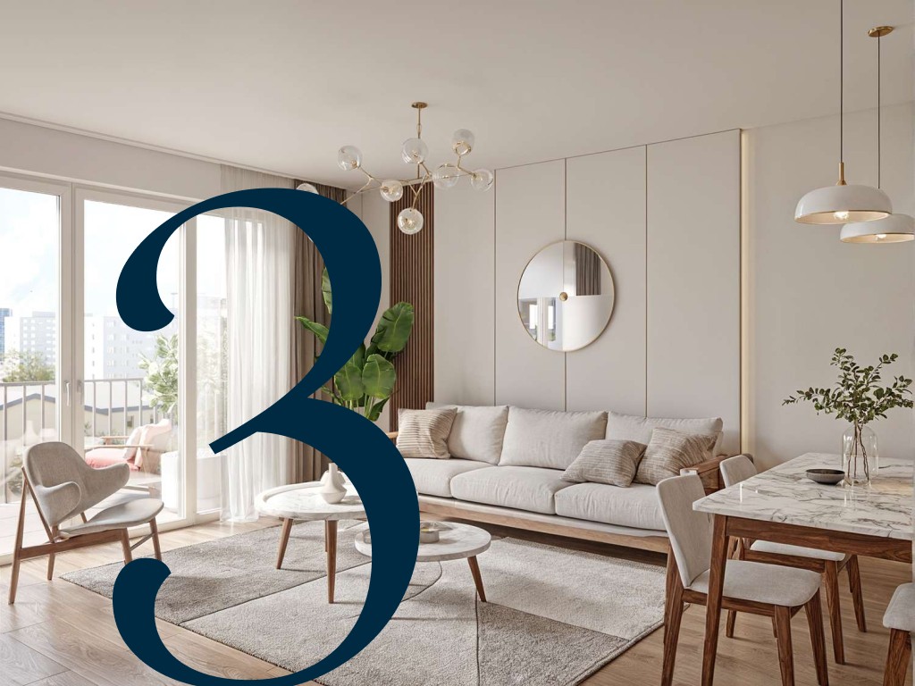 3-room apartments
