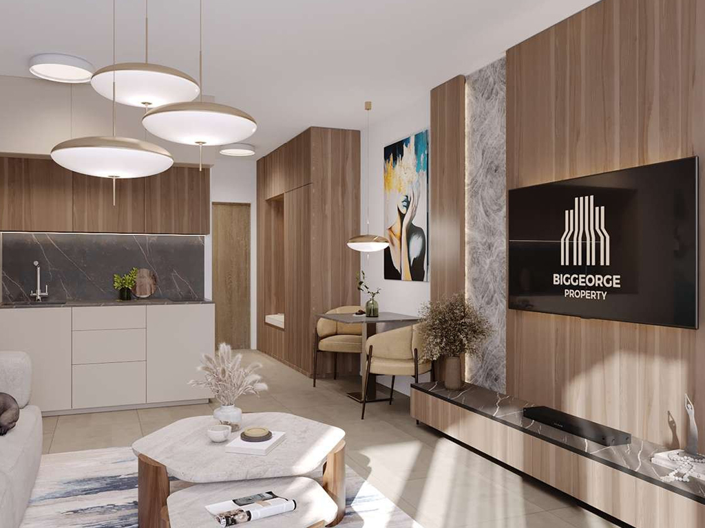 Living room + 3 bedrooms